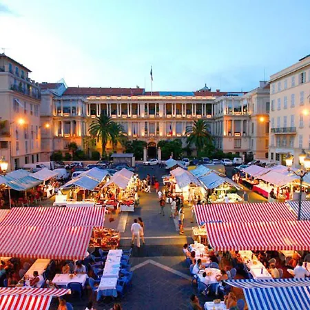 Apartment 2 Chambres, Balcons, Vue Imprenable, Climatisation - Palace Bleu Nice