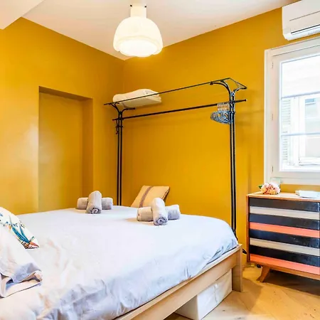 Apartment 2 Chambres, Balcons, Vue Imprenable, Climatisation - Palace Bleu Nice