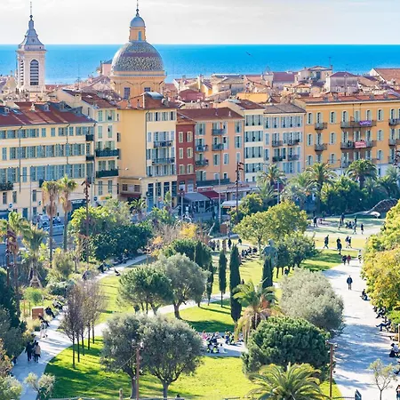 2 Chambres, Balcons, Vue Imprenable, Climatisation - Palace Bleu ニース