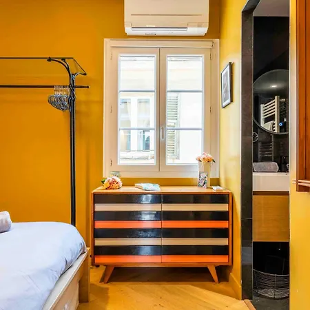 アパート 2 Chambres, Balcons, Vue Imprenable, Climatisation - Palace Bleu ニース