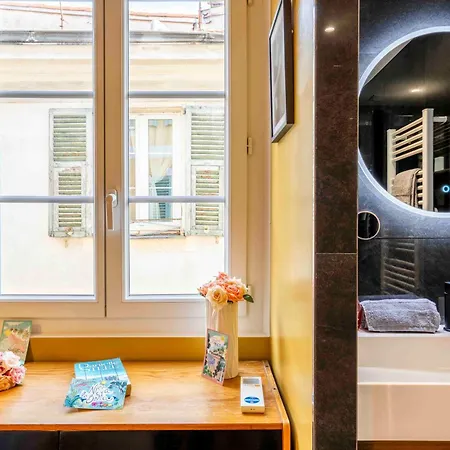 2 Chambres, Balcons, Vue Imprenable, Climatisation - Palace Bleu ニース