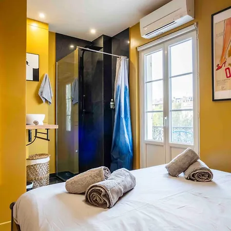 2 Chambres, Balcons, Vue Imprenable, Climatisation - Palace Bleu アパート