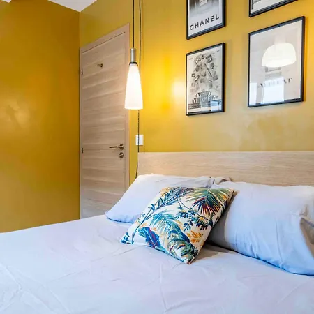 2 Chambres, Balcons, Vue Imprenable, Climatisation - Palace Bleu アパート *