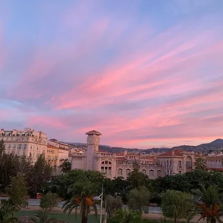 2 Chambres, Balcons, Vue Imprenable, Climatisation - Palace Bleu * Nizza