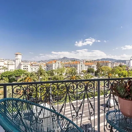 2 Chambres, Balcons, Vue Imprenable, Climatisation - Palace Bleu Appartamento